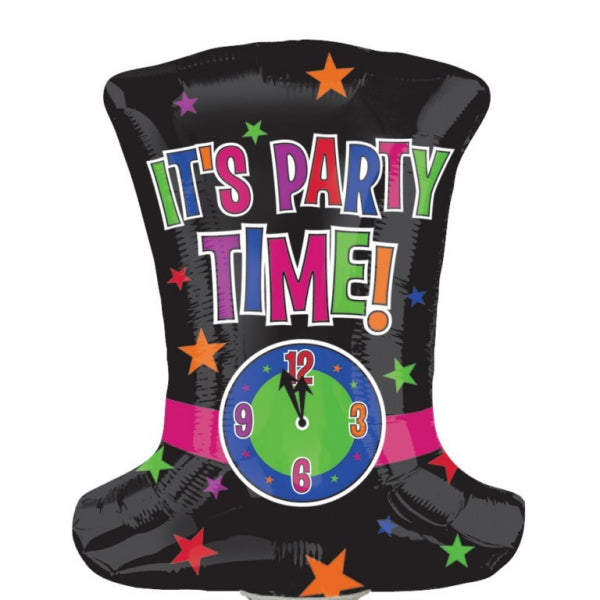 New Year Top Hat Balloon 25"