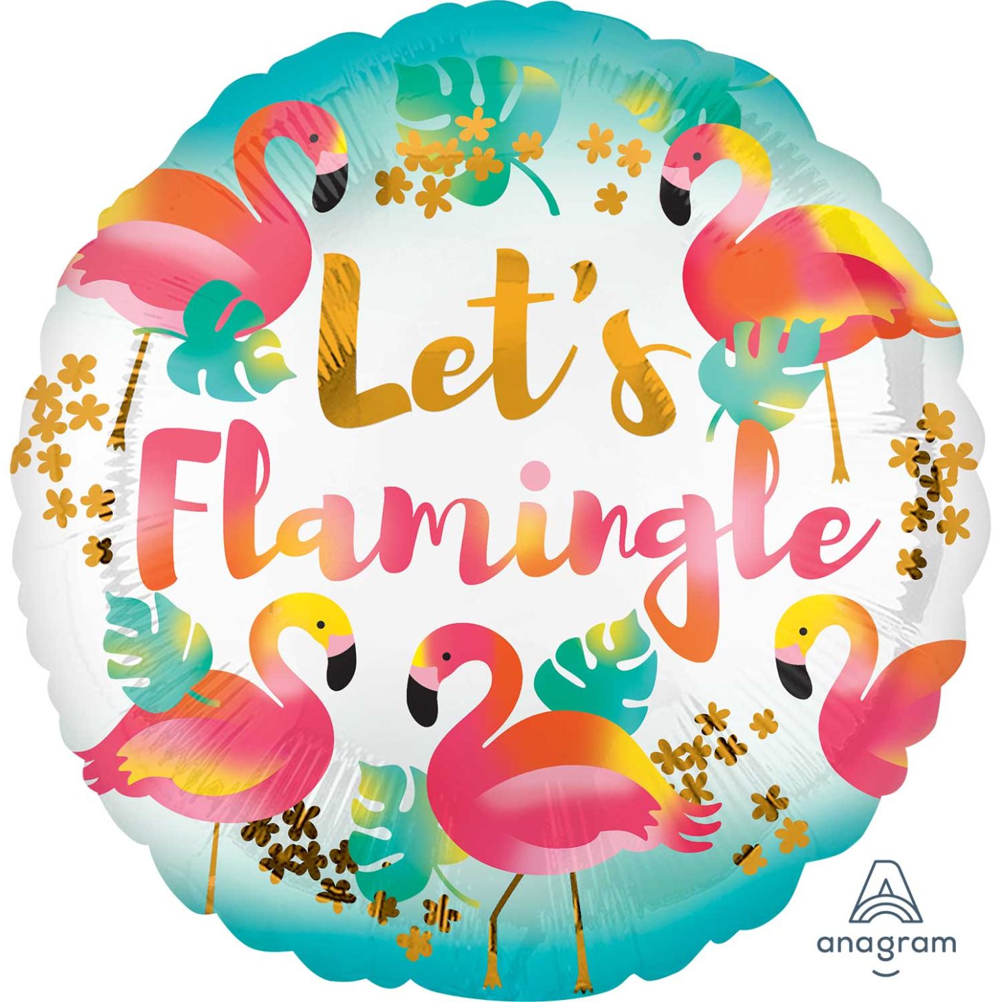 Let's Flamingle 18" Balloon