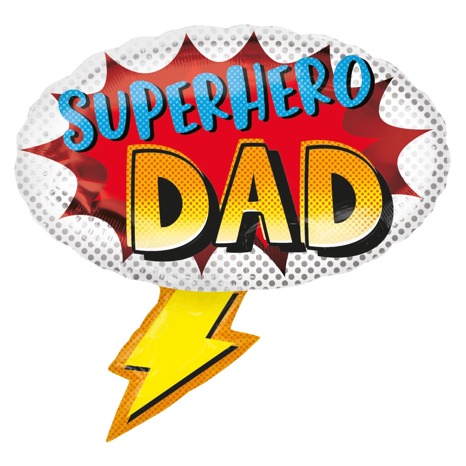 Superhero Dad Large Balloon