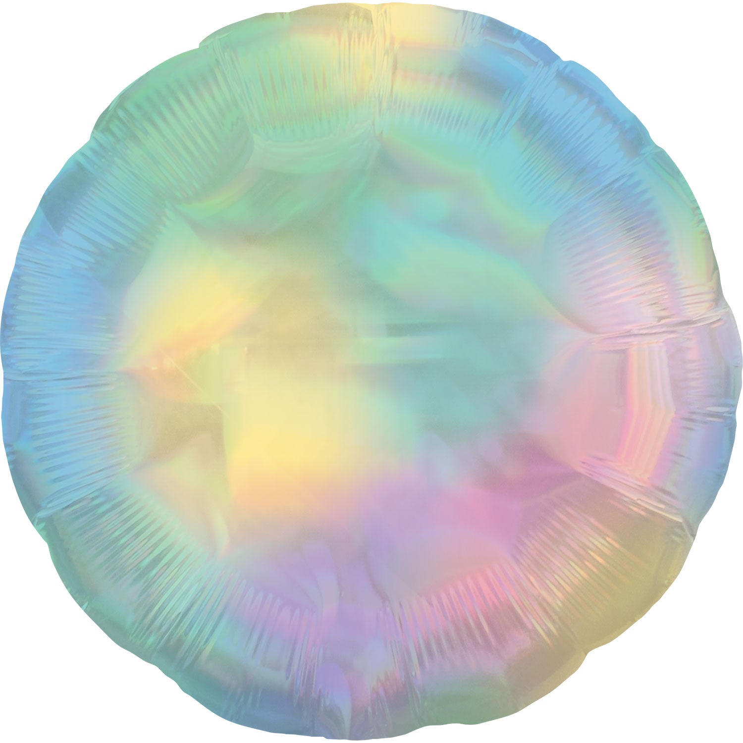 Round Iridescen Pastel Rainbow