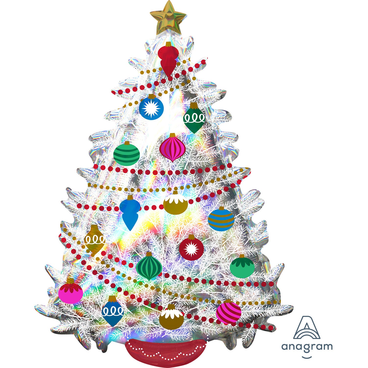 Iridescent Christmas Tree Foil