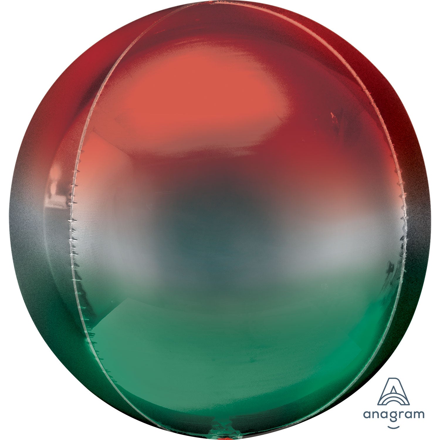 Orbz Ombre Red & Green 16"