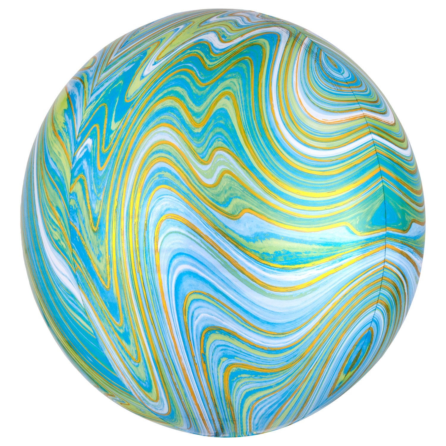 Marblez Orbz Blue GreenBalloon