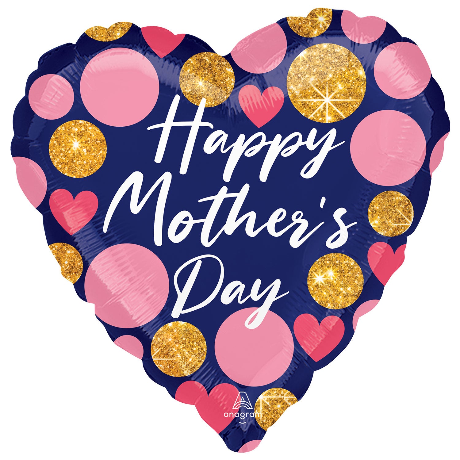 Mothers Day Heart Dots 28"