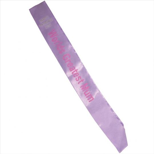 WORLDS BEST MUM SASH