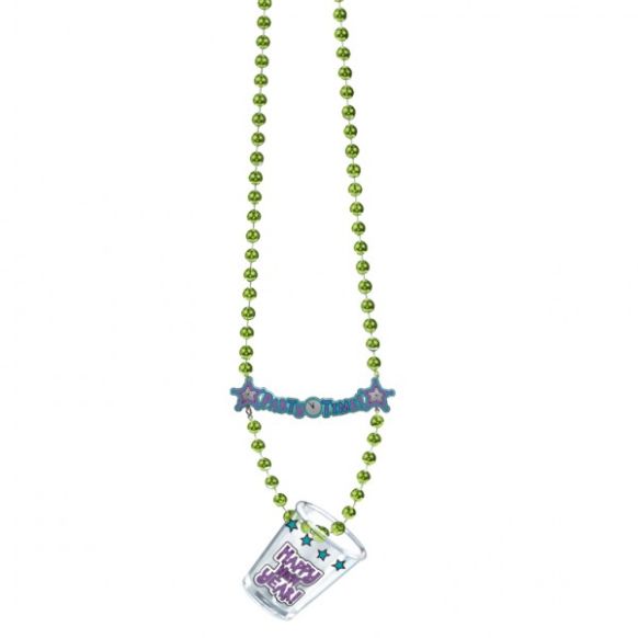 New Year Shot Glass Necklace