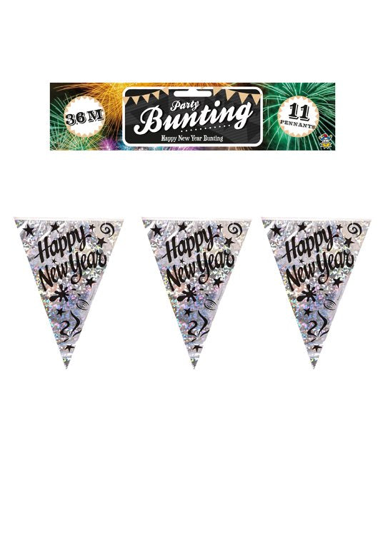 Happy New Year Bunting 3.6m