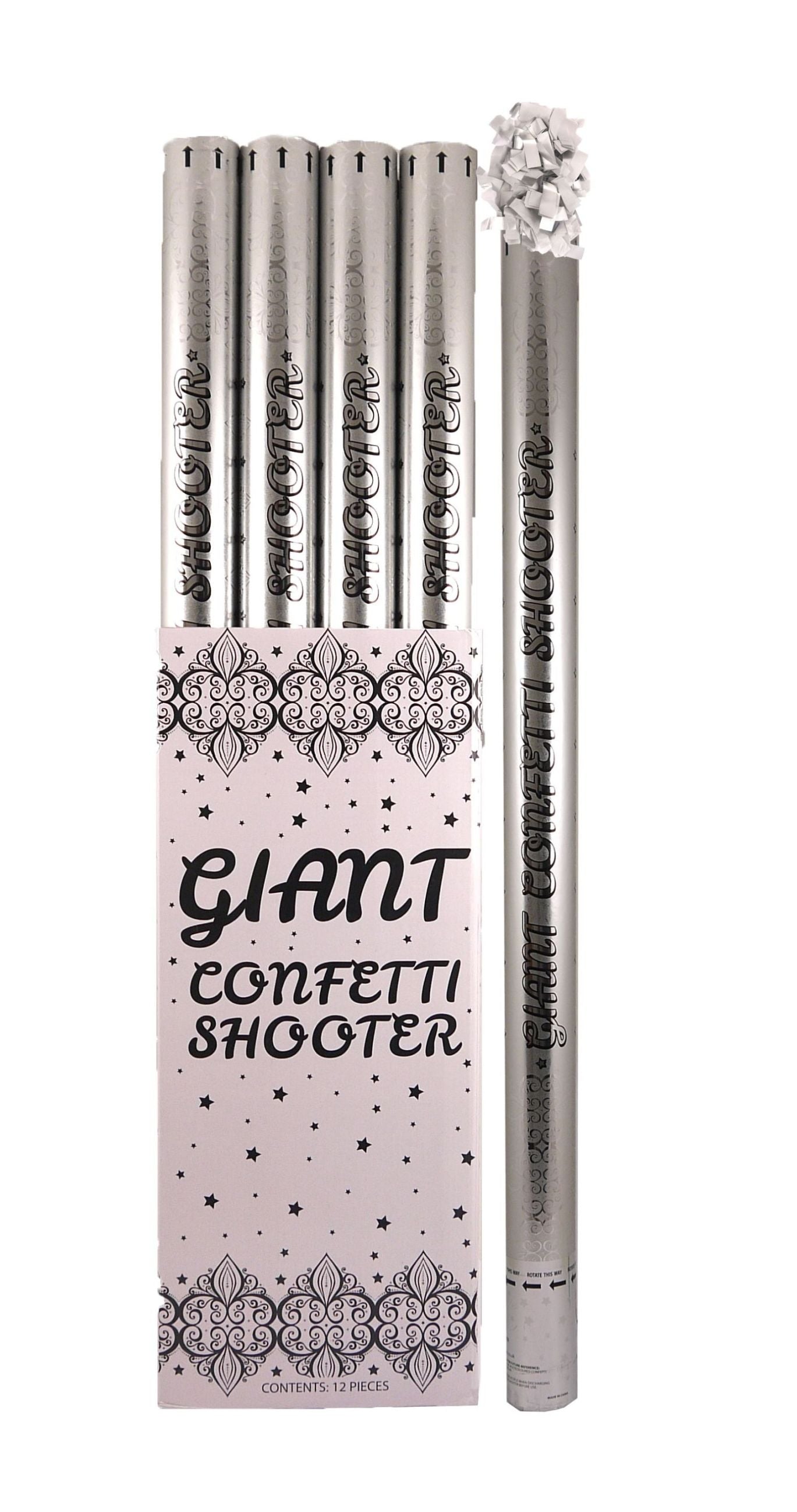 Confetti Shooter Silver - 80cm