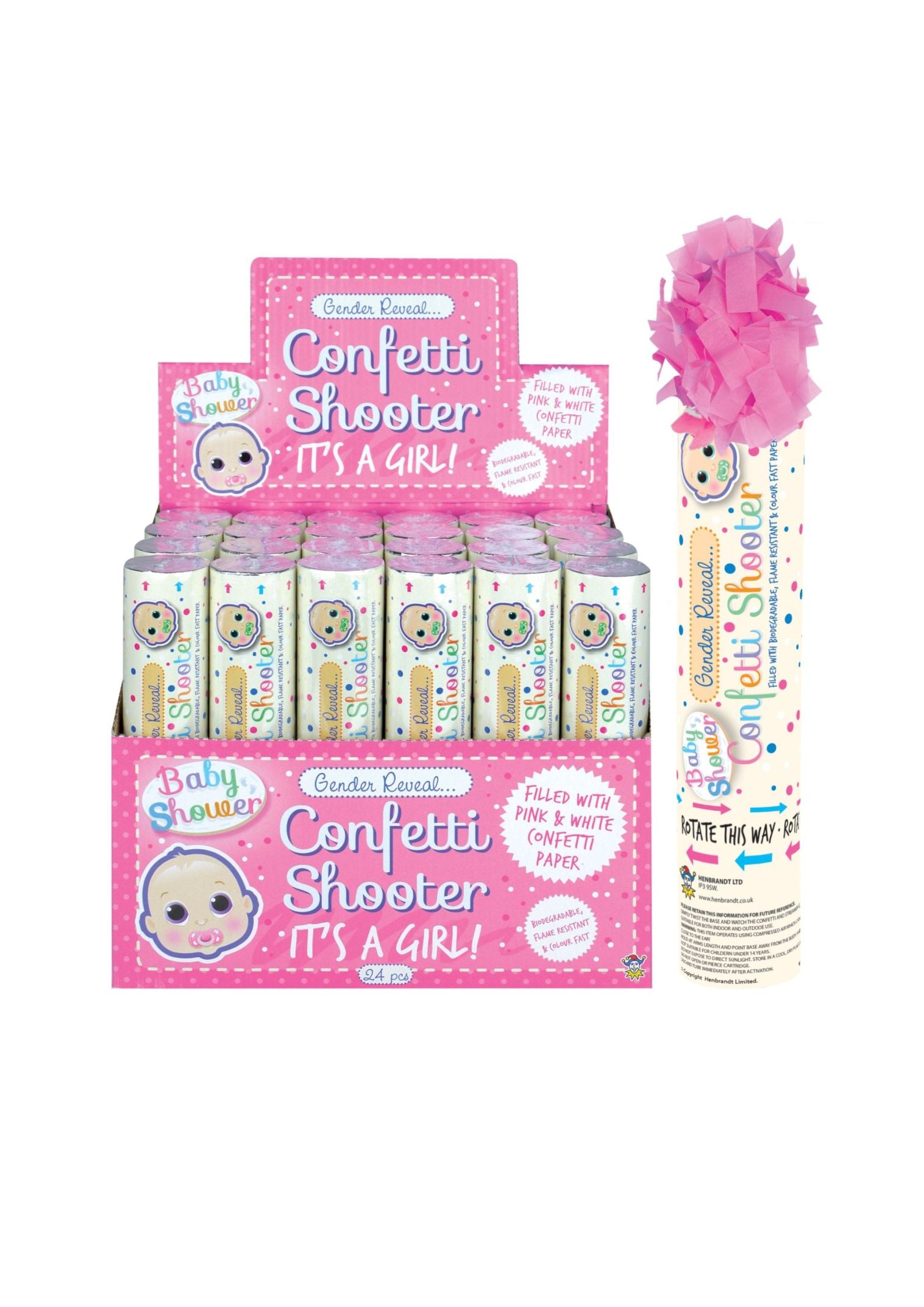 Confetti Shooter It's A Girl