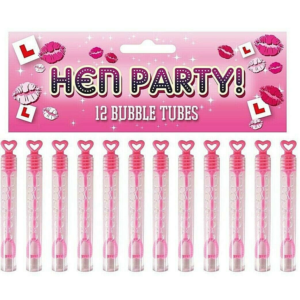 Pink Heart Bubble Tubes (4ml)