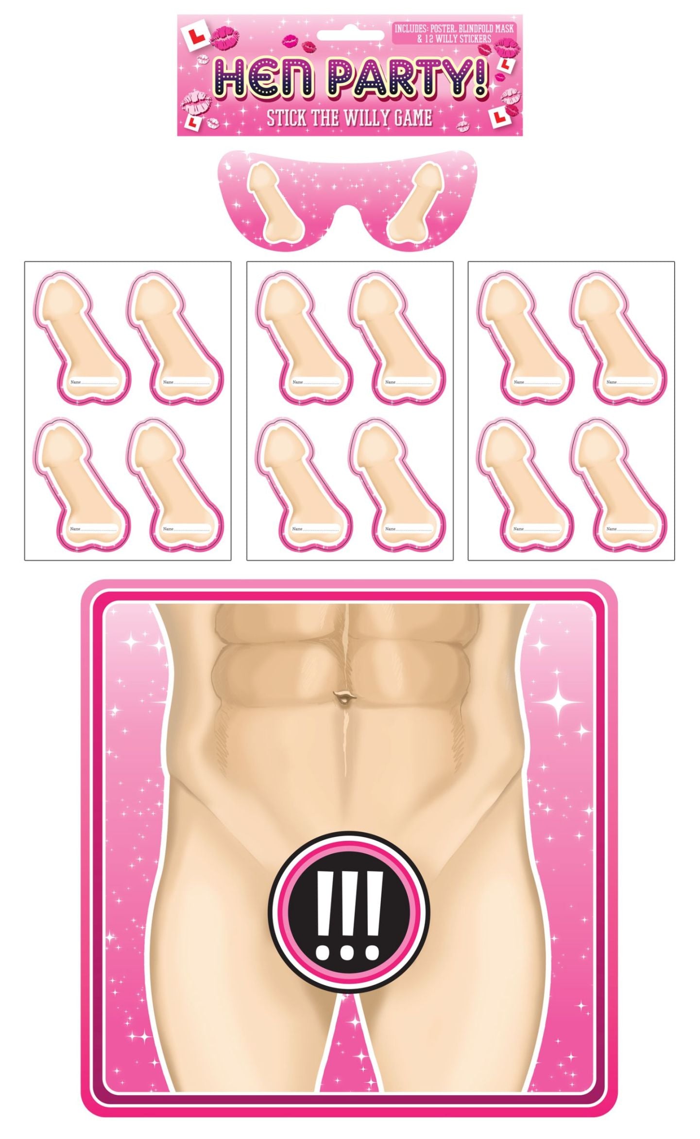Hen Party Stick The Willy Game