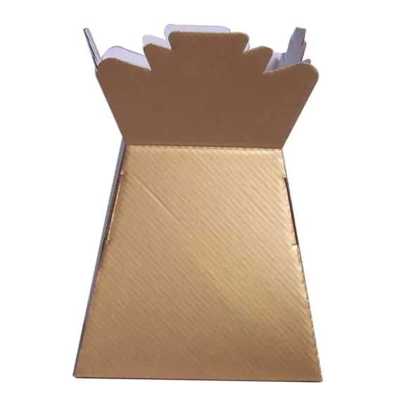 Living Vase Box Gold Mettalic