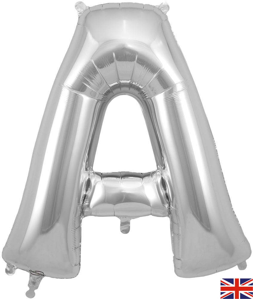 Letter "A" Silver Balloon 34"