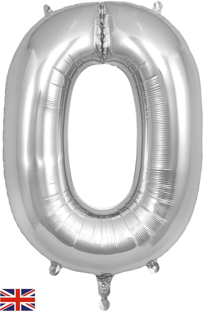 34inch Letter O Silver