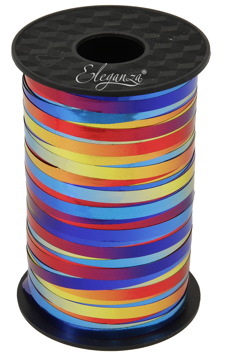 Curling Ribbon Rainbow Mettali
