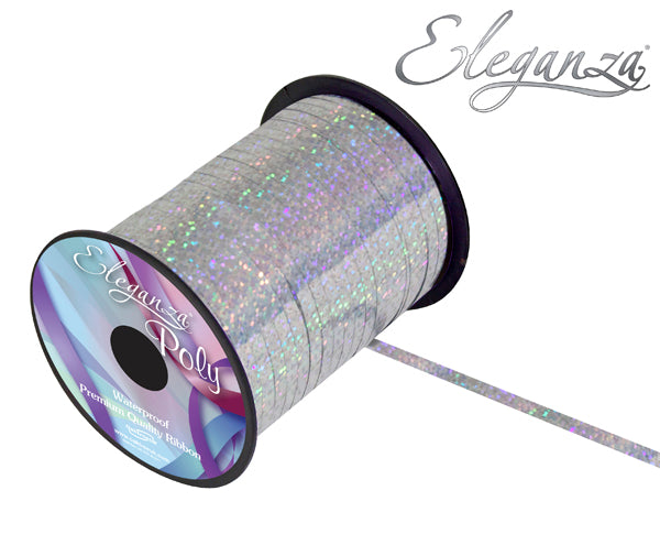 Curling Ribbon Silver Holo