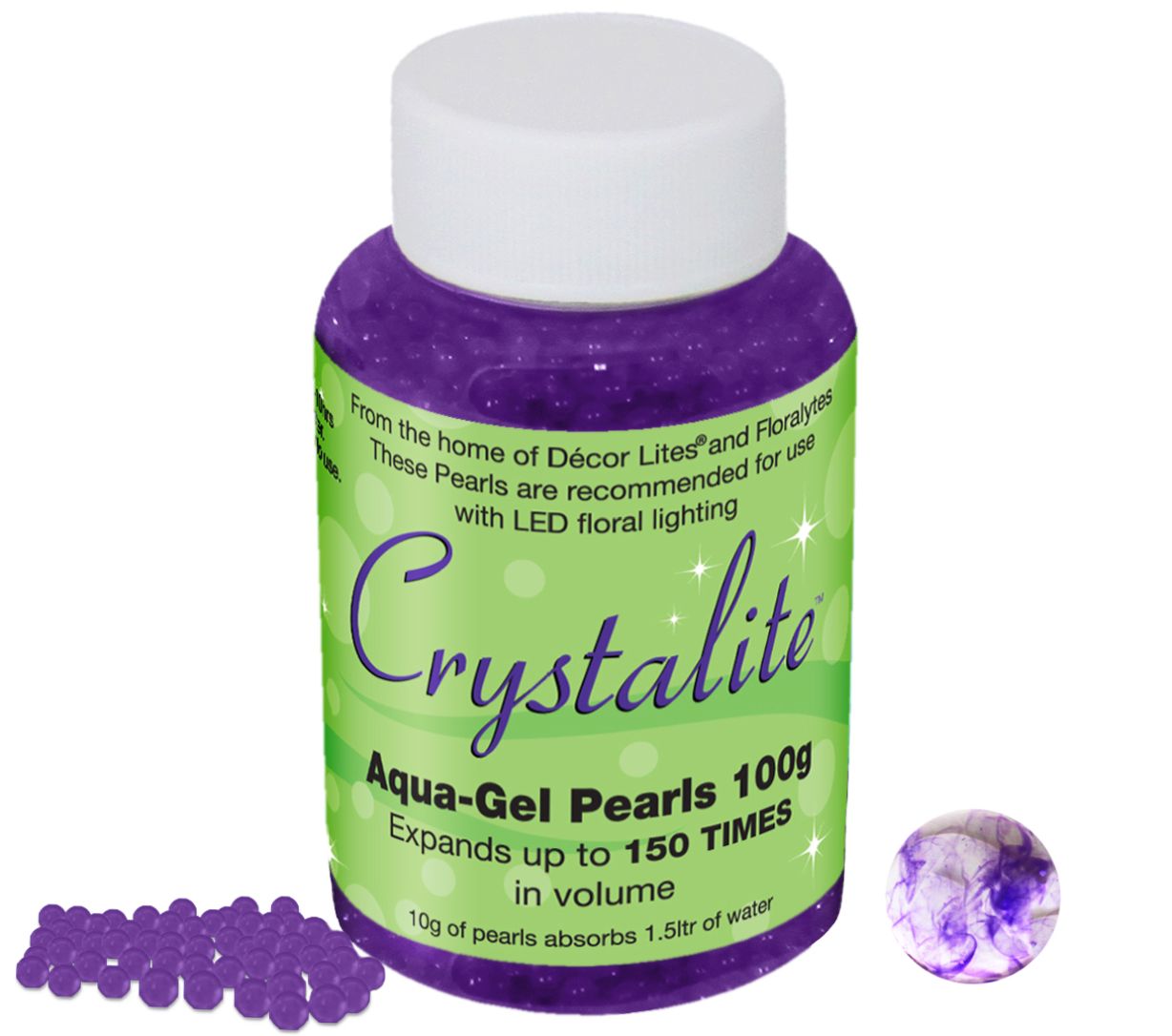 Crystalite Pearls Purple 100g