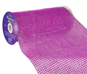 Diamond Mesh Fuchs 24cmX4.5m