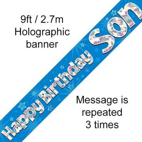 Happy Bday Son Banner