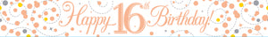 Sparkling Rosegold 16th Banner