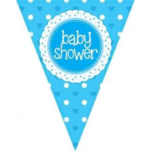 Baby Shower Blue Bunting