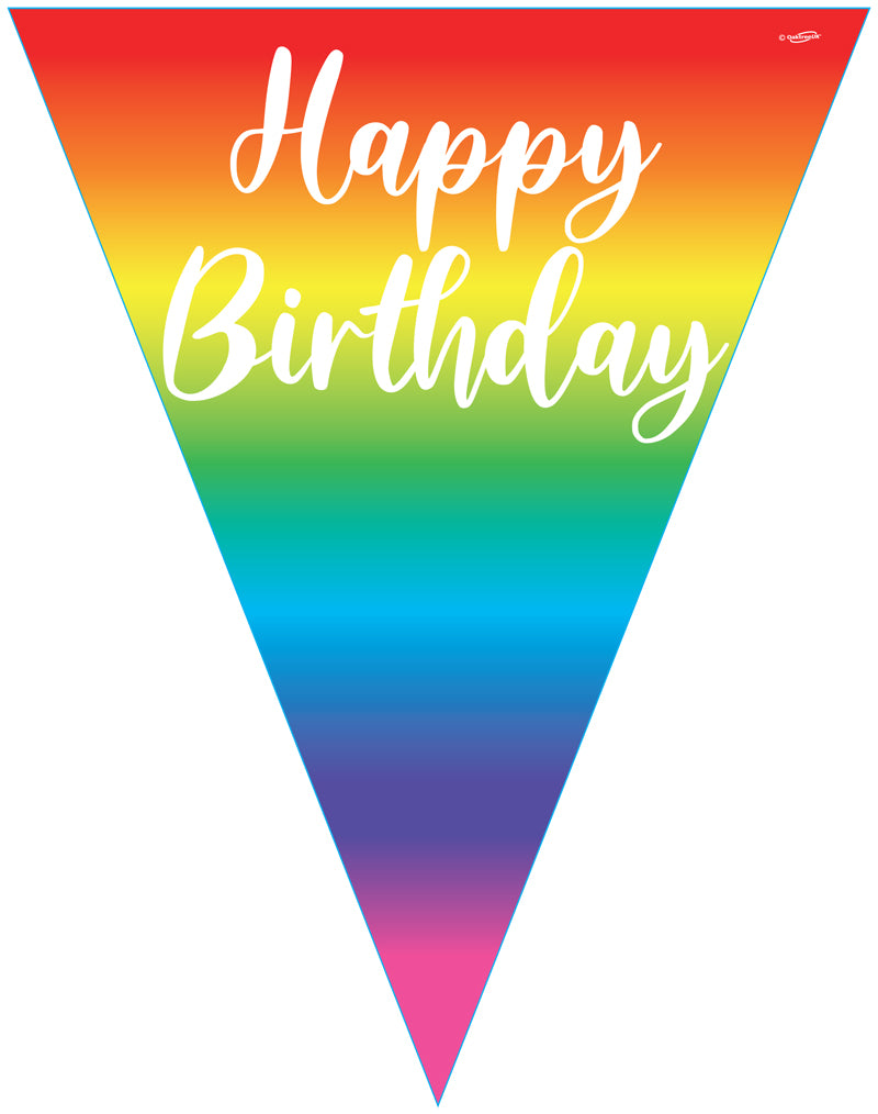Birthday Rainbow Bunting 3.9M
