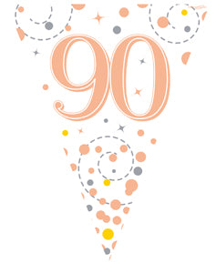 Sparkling RoseGold 90 Bunting