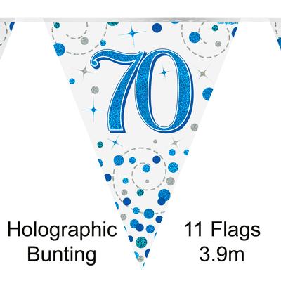 Fizz 70 Bday Blue Bunting 3.9m