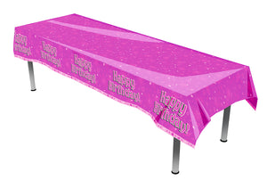 Happy Birthday Pink Tableover