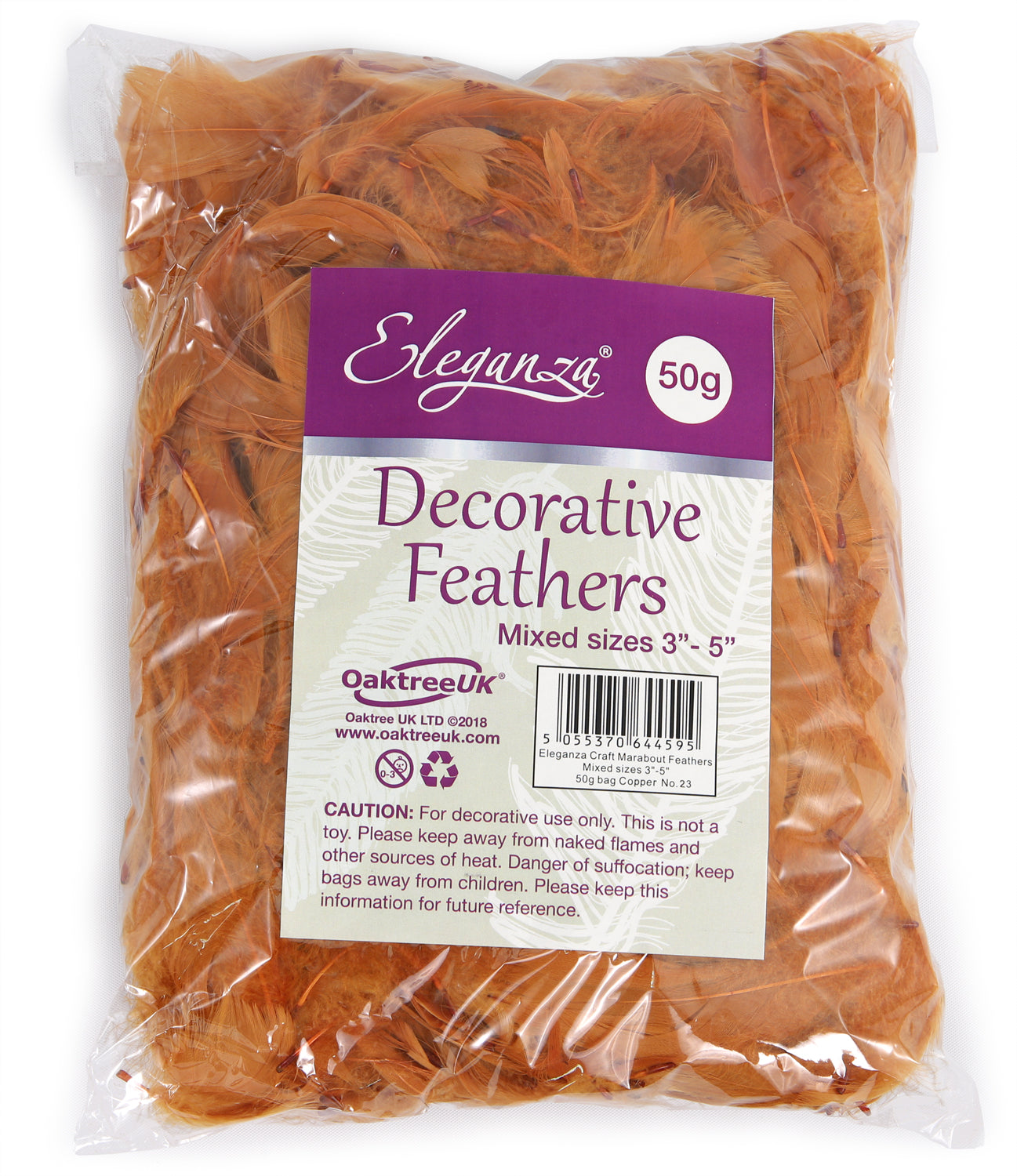 Copper Feathers Mixed size 50g