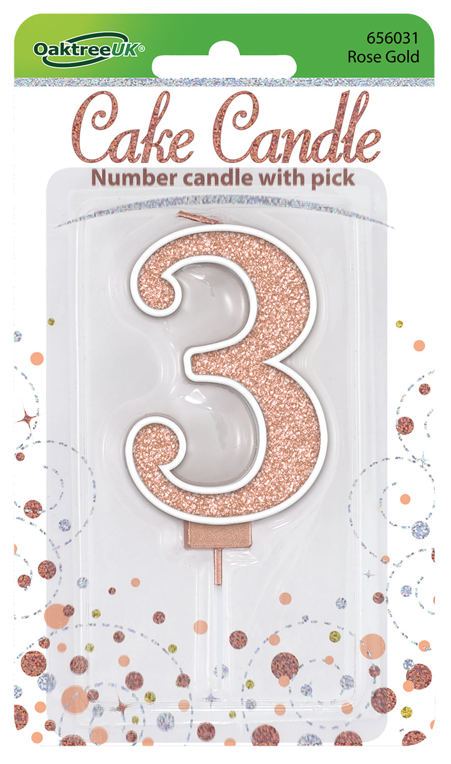 Fizz No.3 Candle 7.5cm R/Gold