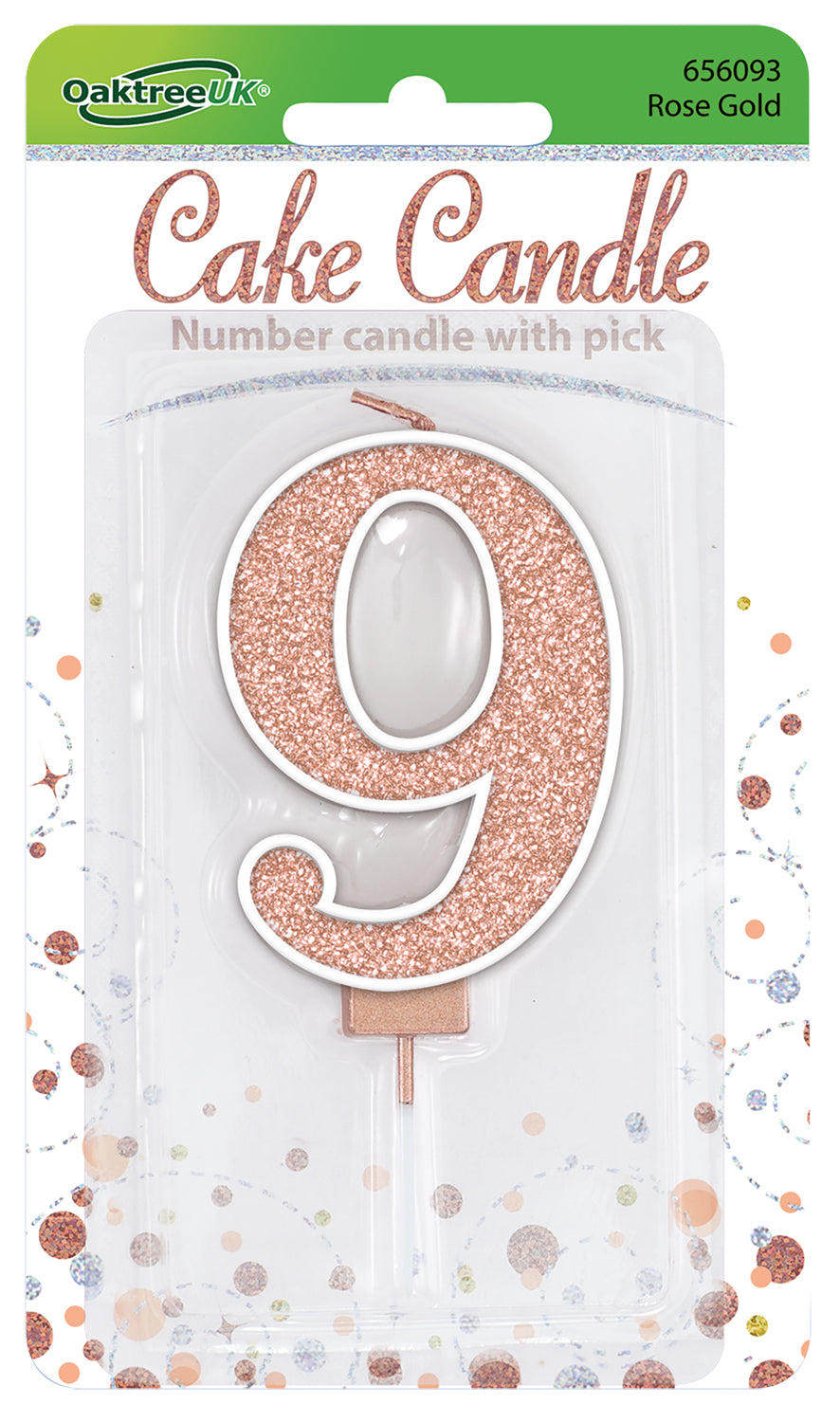 Fizz No.9 Candle 7.5cm R/Gold