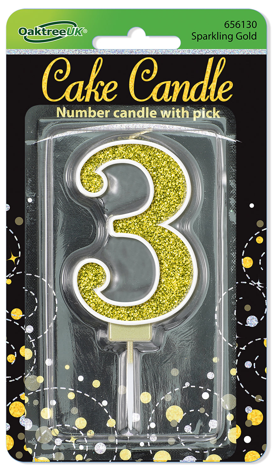 Fizz No.3 Candle 7.5cm Gold