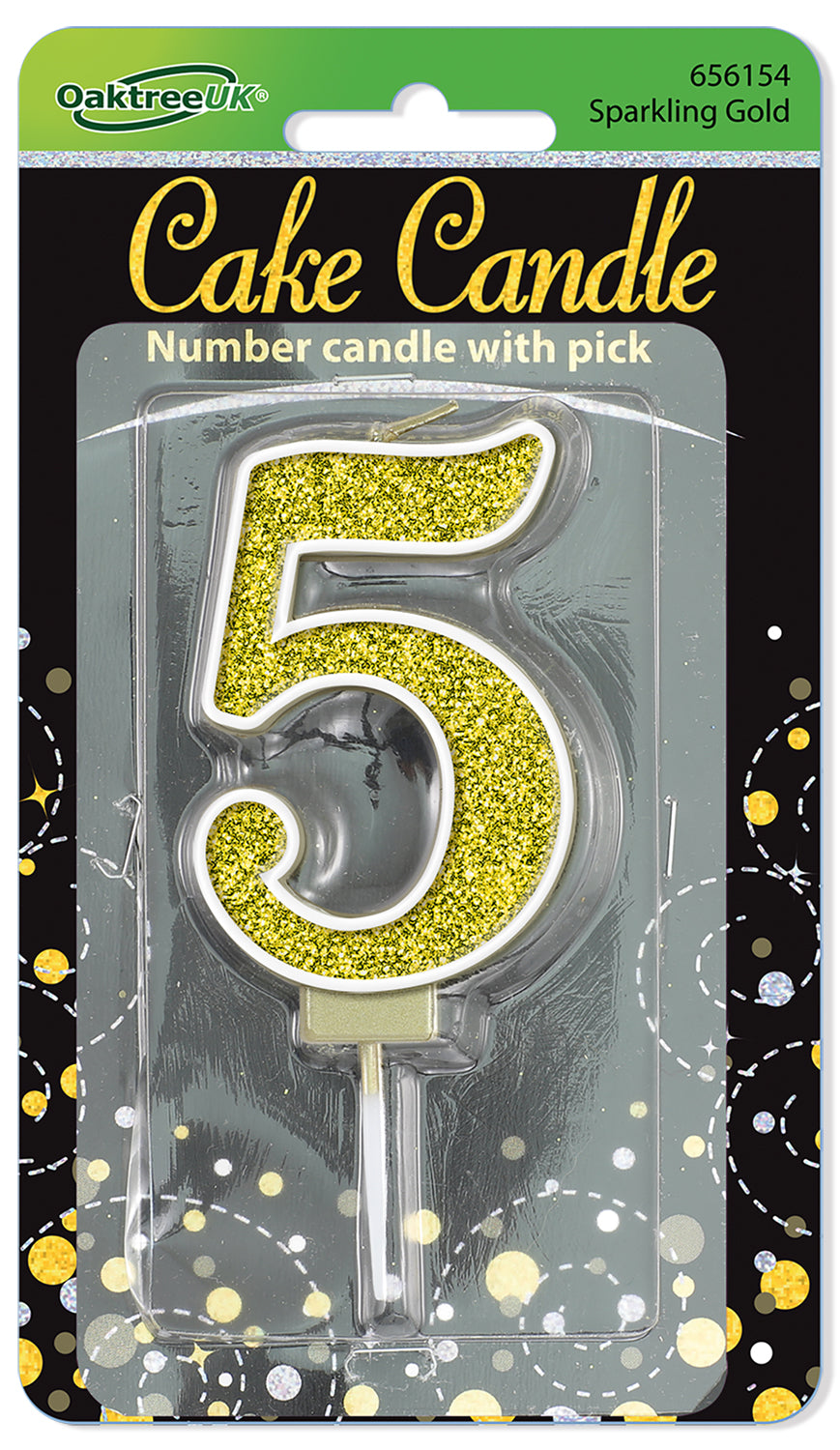Fizz No.5 Candle 7.5cm Gold