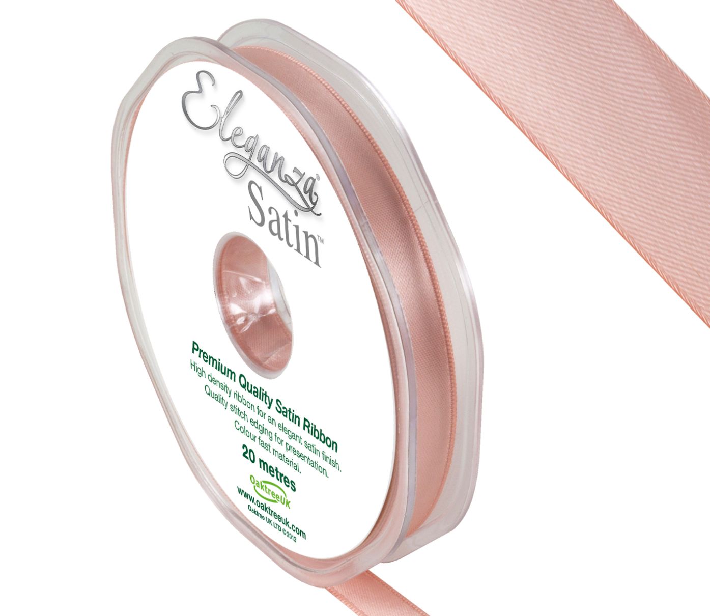 Satin Ribbon Rose Gold 10mm