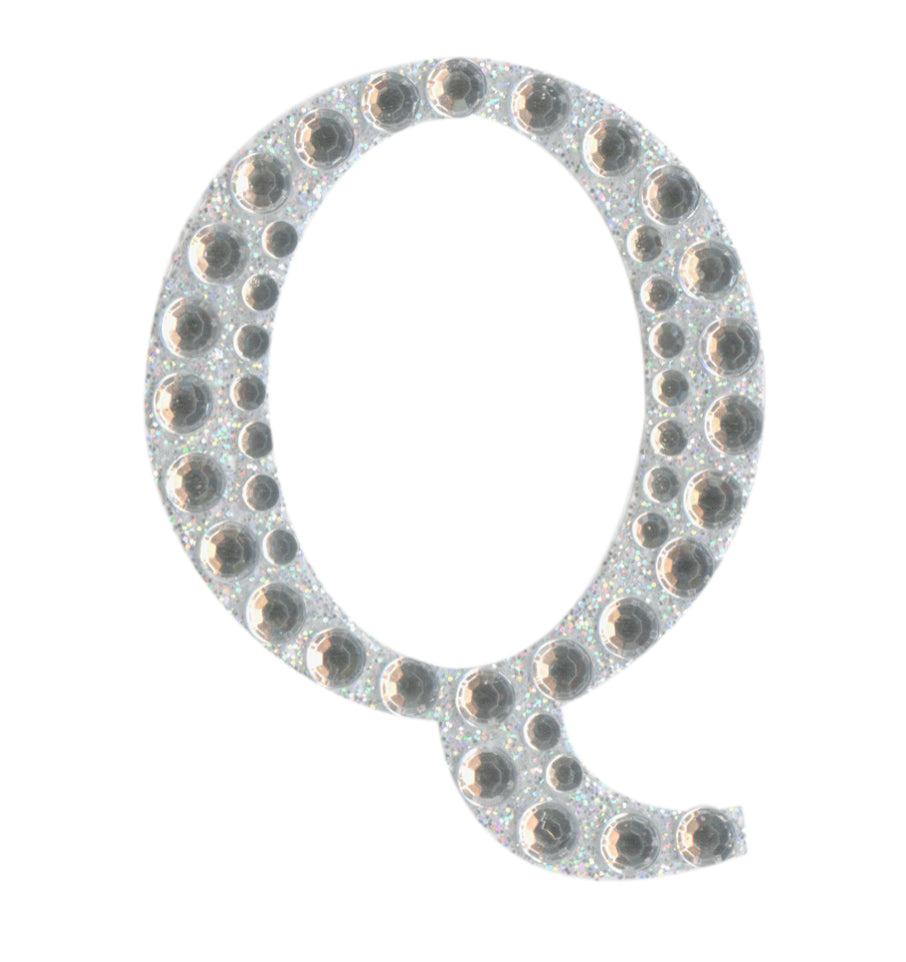 Sticker Letter Q 50mm Irridesc