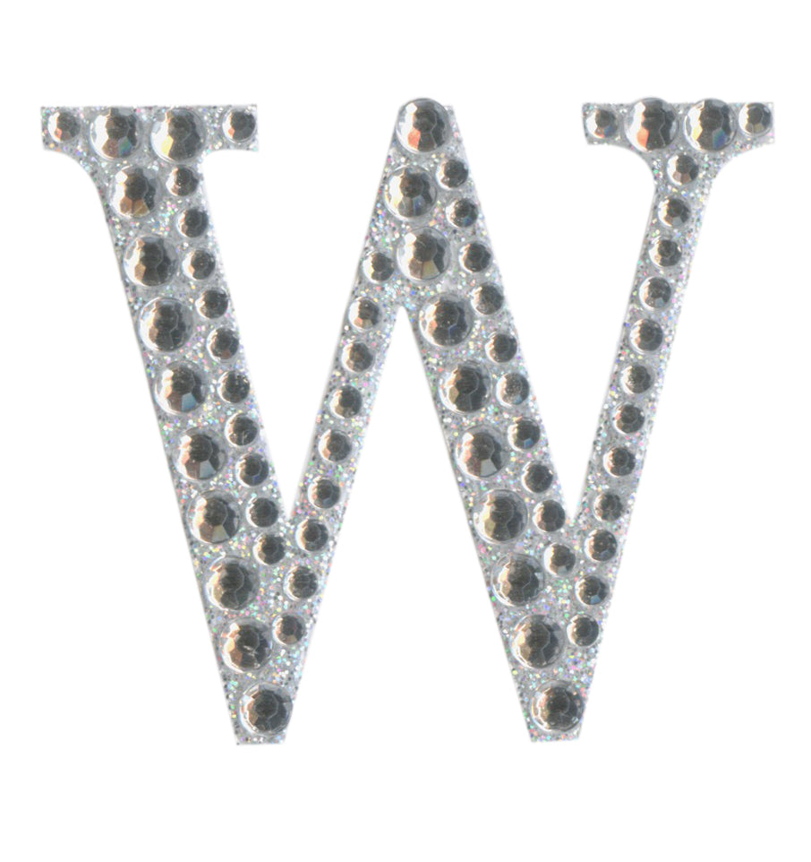 Sticker Letter W 50mm Irridesc