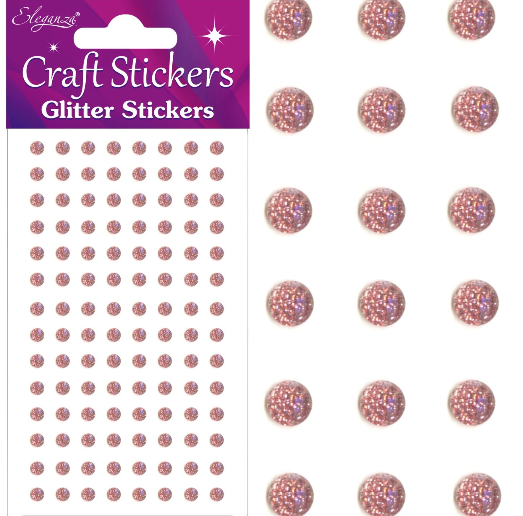 Stickers Gems Rose Gold 4mm