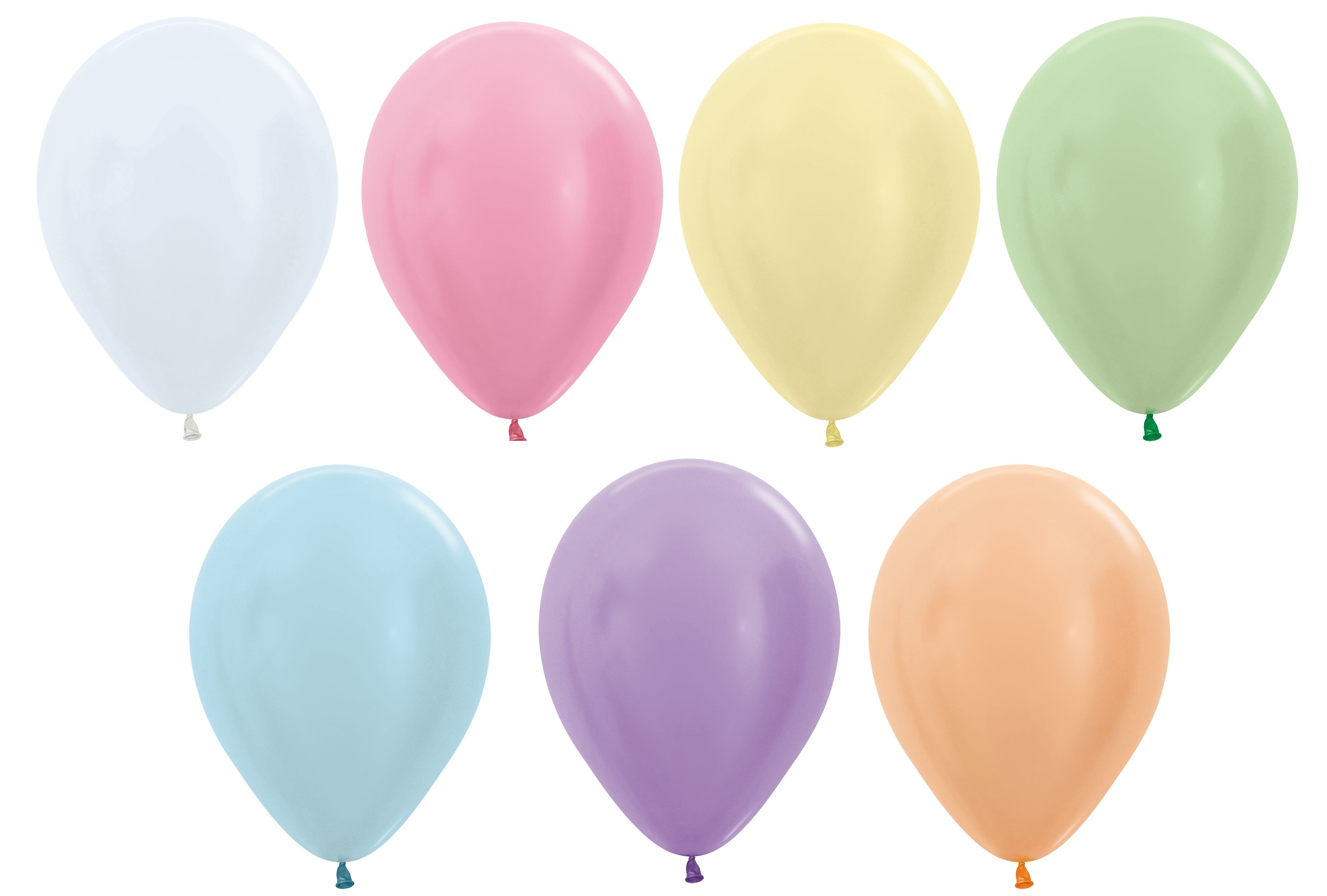 Satin 5" Assorted 100pk
