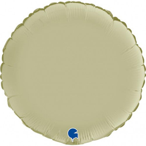 Satin Olive 18" Round Balloon