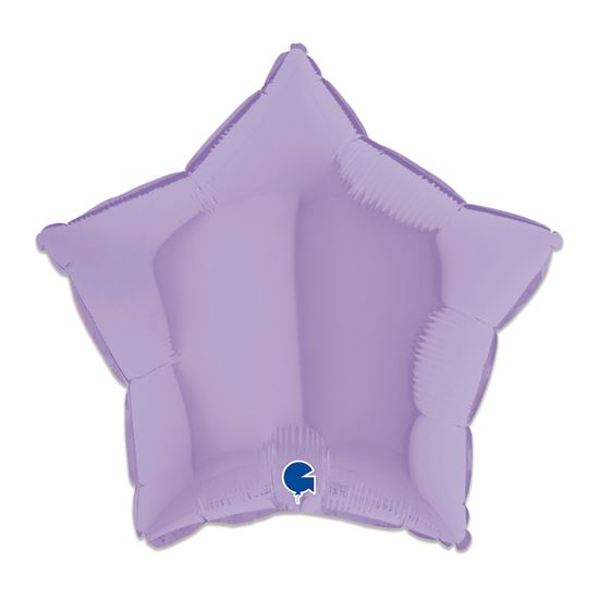 Matt Lilac 18" Star Balloon