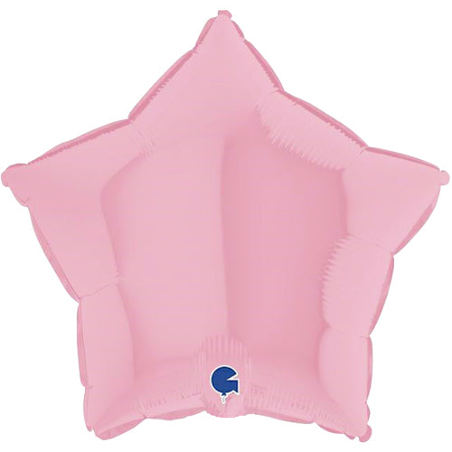 Matt Pink 18" Star Balloon