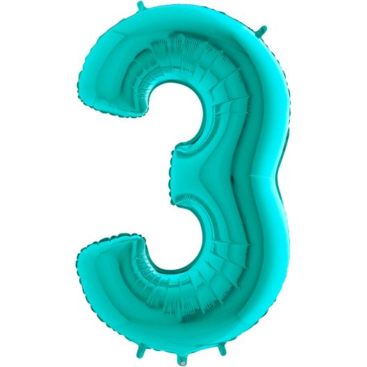 Num 3 Tiffany 26" Balloon