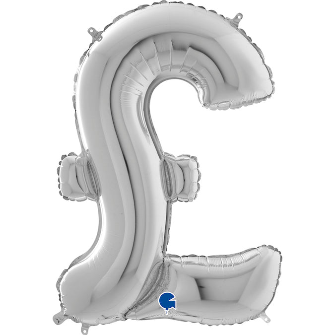 Â£ Symbol Silver 26" Balloon