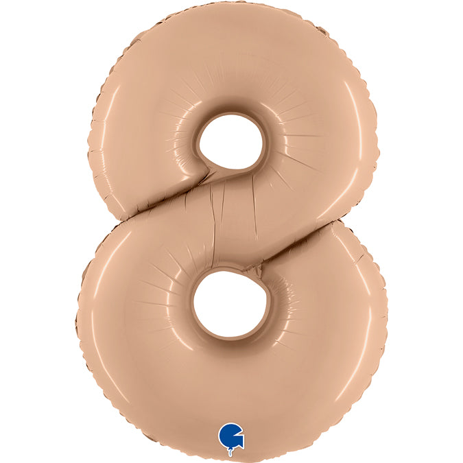 Num 8 Satin Nude 40" Balloon