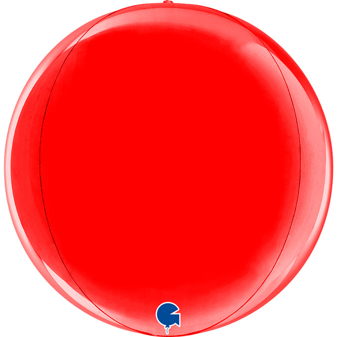 Globe 11" Red 4D Balloon