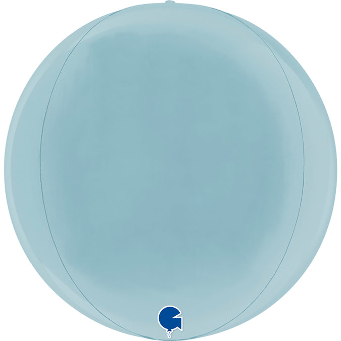 Globe 11" PastBlue 4D Balloon