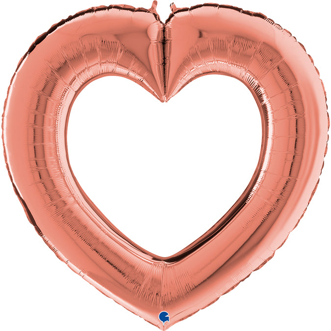 Linky Heart Rose Gold