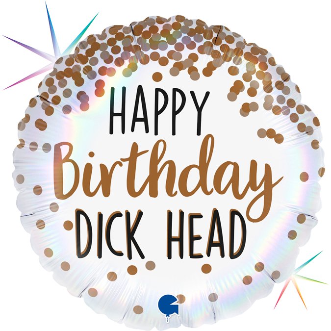 Birthday Dick Head Balloon