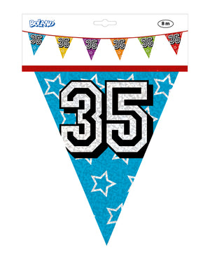 Holographic 35th Bunting